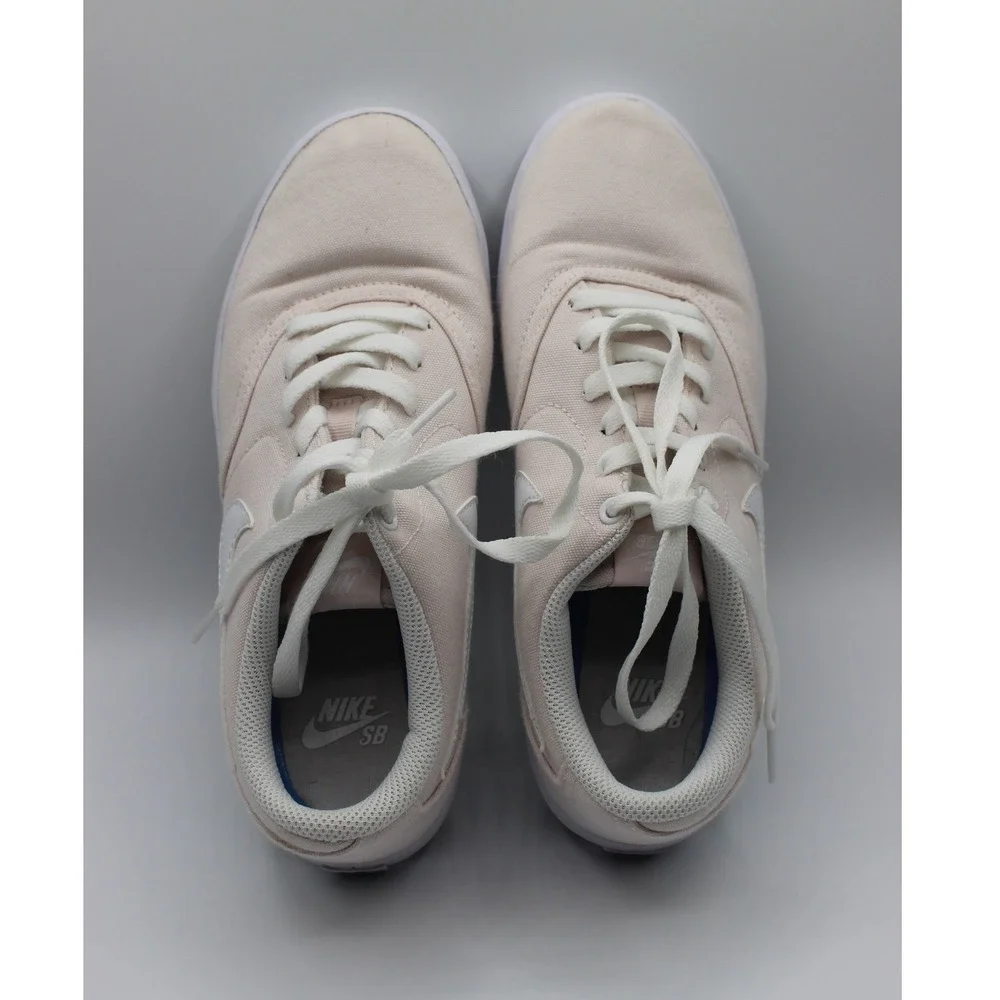 Nike SB Solarsoft Check Canvas‎ Pink White Skate Shoes 921463-603 Womens 8.5